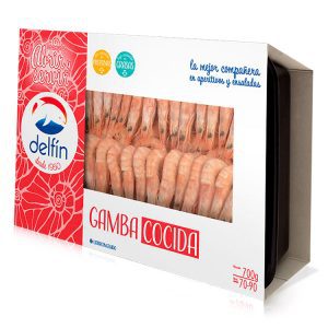 Gamba cocida 700g congelado ultracongelado