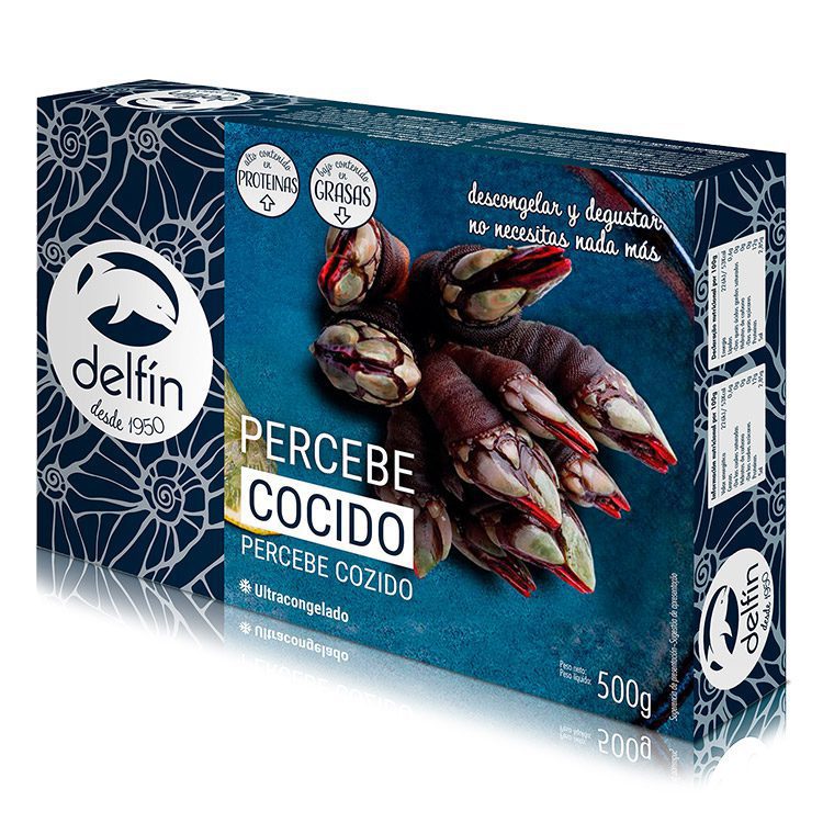 Percebe cocido congelado ultracongelado