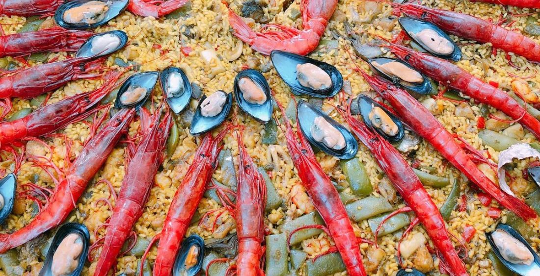 Arroz caldoso con Carabineros