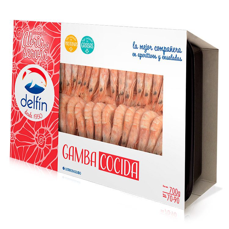 GAMBA COCIDA HUELVA 800 GR – Congelados La Estrella