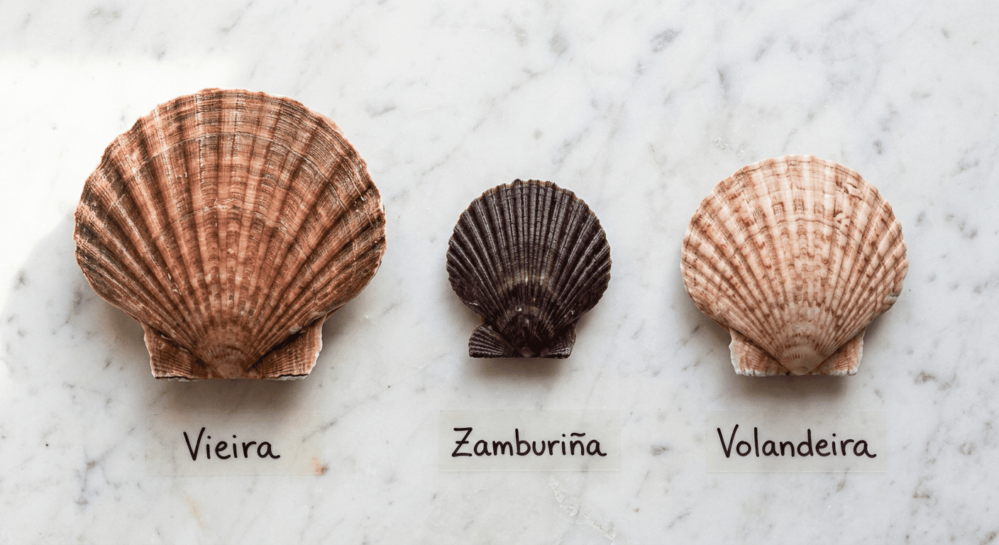 Comparativa Vieira con otros tipos